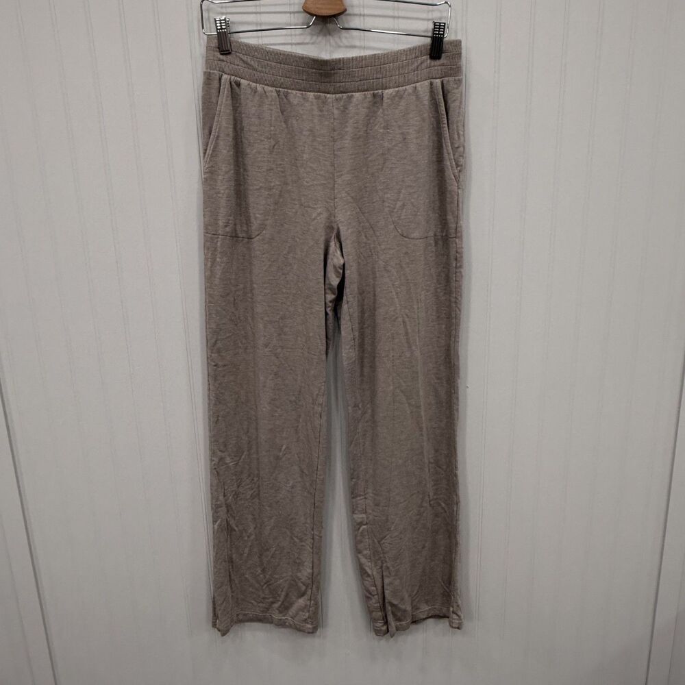 SOMA Women's Medium Heather Fawn Brown Lounge Stretch Comfy Yoga Pull-On Pants